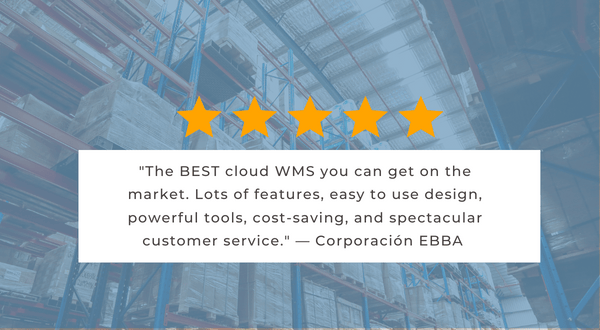 EBBA x CartonCloud WMS customer service review