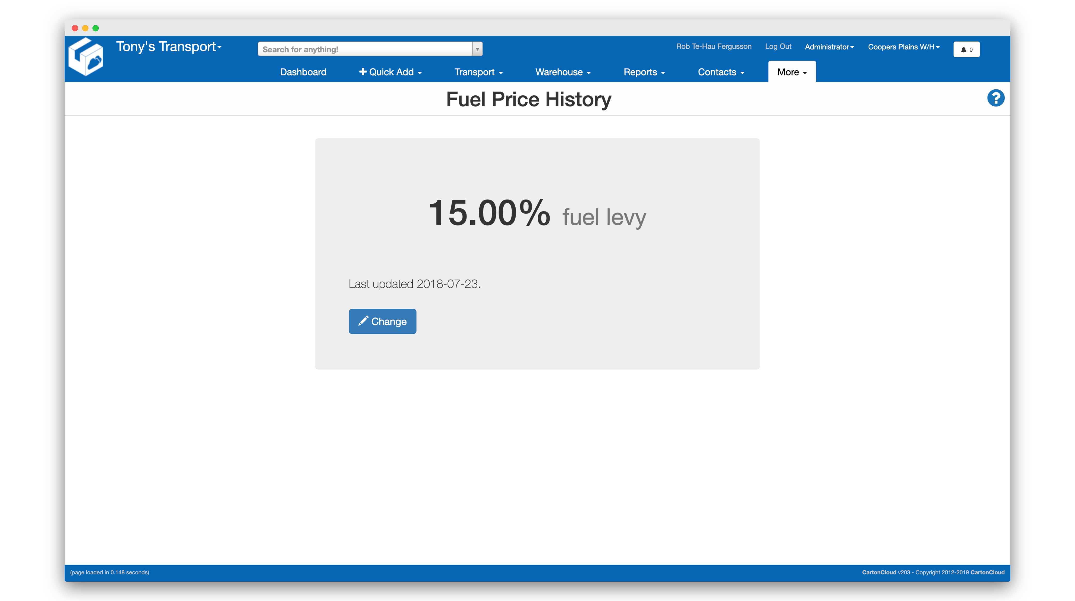 Fuel Levy