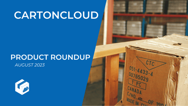 CartonCloud Product Update 2023